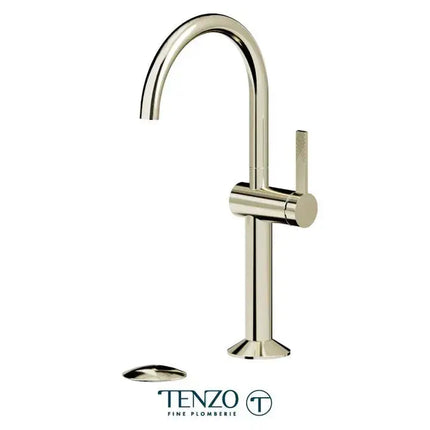 Tenzo Paloma Tall Single Hole Lavatory Faucet with Drain - Plumbing Market