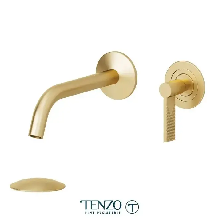 Tenzo Paloma Wall Mount Bathroom Faucet With Drain PAL14 - Plumbing Market