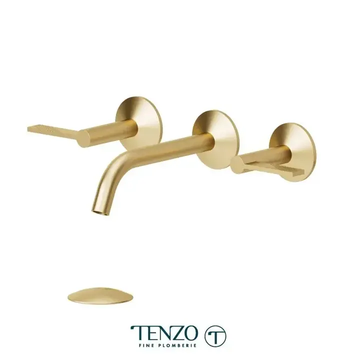 Tenzo Paloma Widespread Wall Mount Bathroom Faucet PAL16 - Plumbing Market