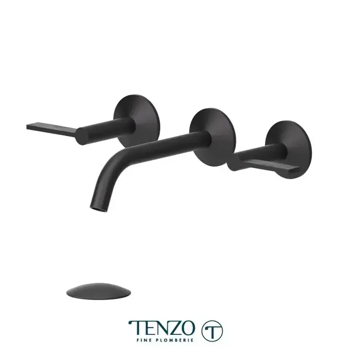 Tenzo Paloma Widespread Wall Mount Bathroom Faucet PAL16 - Plumbing Market