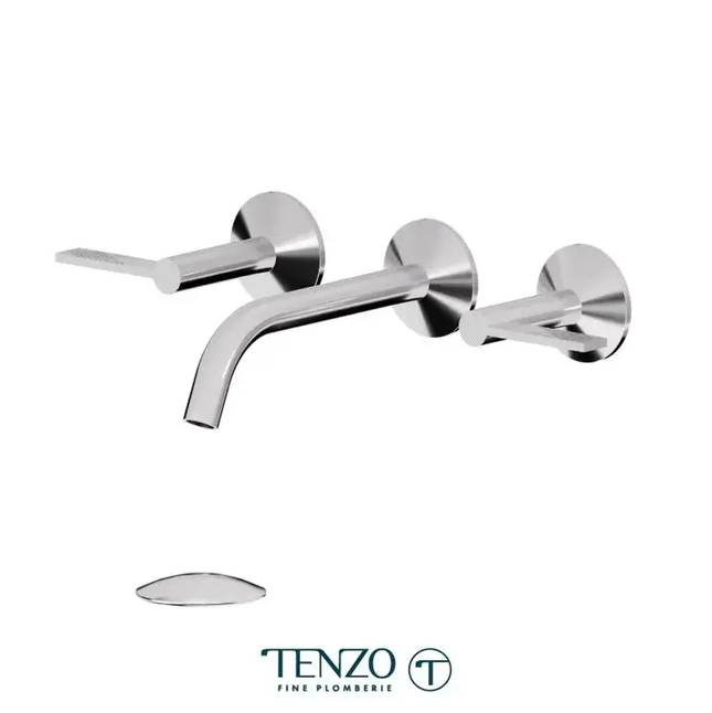 Tenzo Paloma Widespread Wall Mount Bathroom Faucet PAL16 - Plumbing Market