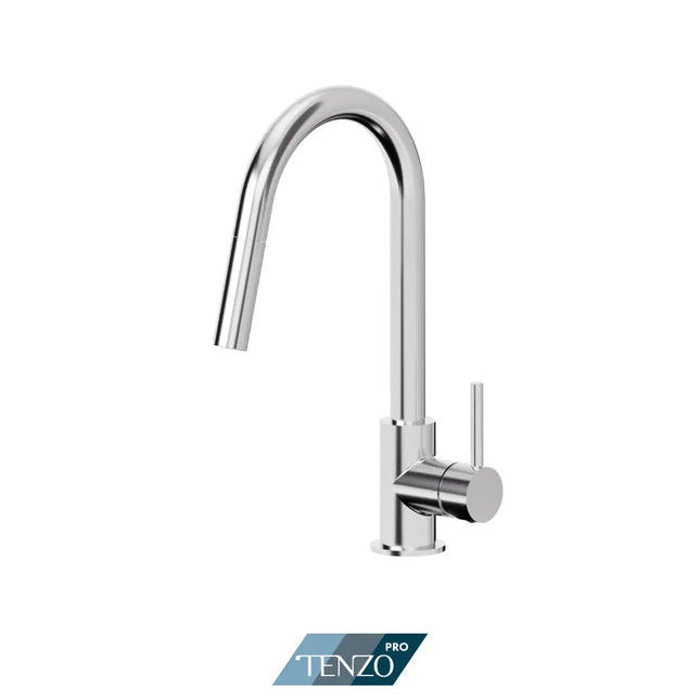 Tenzo Pro ECHO Single-handle kitchen faucet with pull-out Spray - Plumbing Market