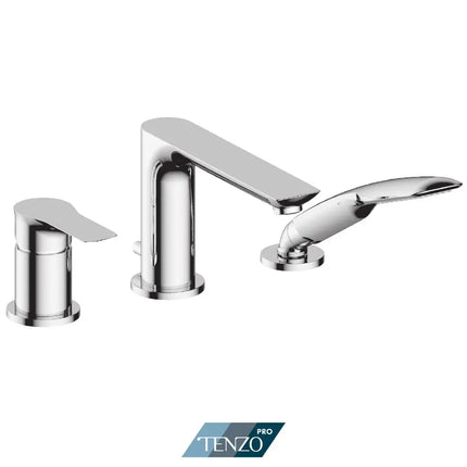 Tenzo Pro Galia Deck Mount 3 pcs Tub Filler GA35-PB - Plumbing Market