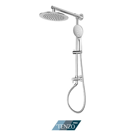 Tenzo Pro Galia Exposed shower system 2 function w/o temperature control chrome - Plumbing Market