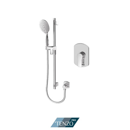 Tenzo Pro Galia Shower Kit 1 Function Pressure Balanced Chrome GAPB21-R1100 - Plumbing Market
