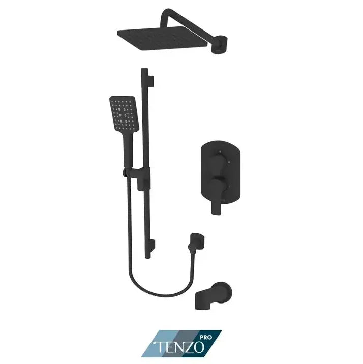 Tenzo Pro Galia Shower Kit 2 & 3 functions pressure balanced GAPB23-1131 - Plumbing Market