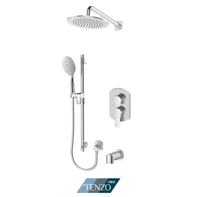 Tenzo Pro Galia Shower Kit 2 & 3 functions pressure balanced GAPB23-R1131 - Plumbing Market