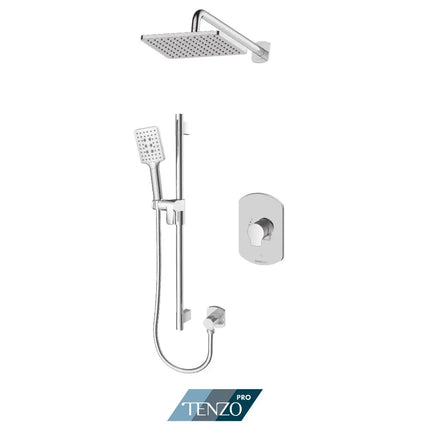 Tenzo Pro Galia Shower Kit 2 rotary functions pressure balanced GAPB22R-1130 - Plumbing Market