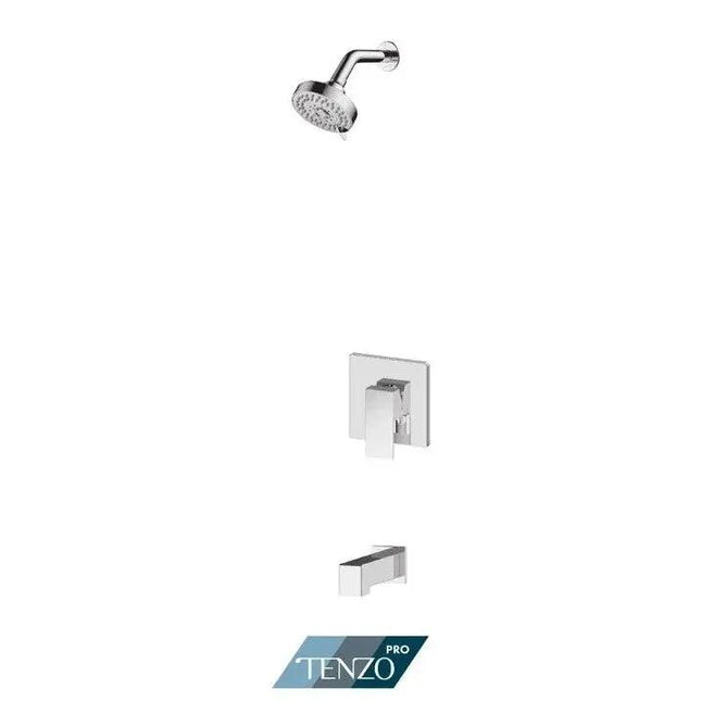Tenzo Pro Kalissa Shower Kit 1 Function with Tub Spout KAPB21-0112 - Plumbing Market