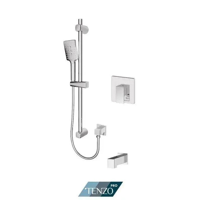 Tenzo Pro Kalissa Shower Kit 2 Function Pressure Balanced KAPB22R-1102 - Plumbing Market