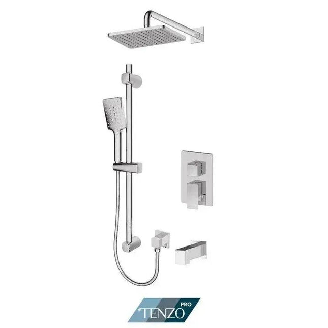 Tenzo Pro Kalissa Shower Kit 2 and 3 Function Pressure Balanced KAPB23-1131 - Plumbing Market