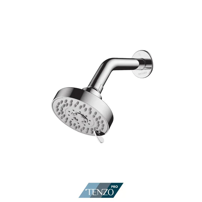 Tenzo Pro Kit of Shower Head 2 functions 10cm [4''] and Shower arm 45° KSH-80902 - Plumbing Market