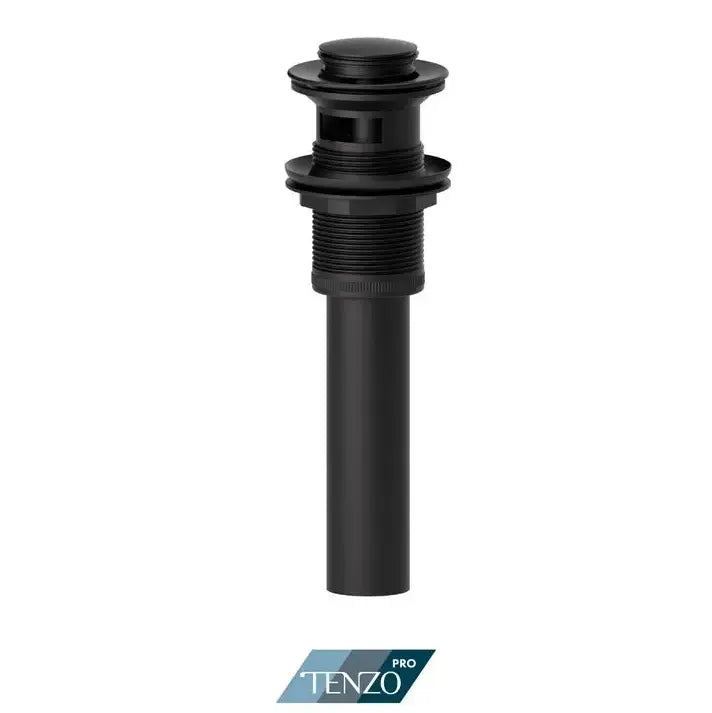 Tenzo Pro Push pop-up drain with overflow round - Plumbing Market