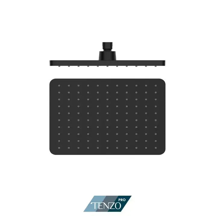 Tenzo Pro Shower head rectangular 19x27cm [7-1/2 x 10 3/4] PVC PVTS-710 - Plumbing Market