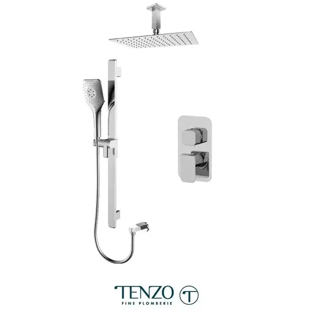 Tenzo Quantum 2 Function Ceiling Mount Shower Faucet QUPB32-21130 - Plumbing Market