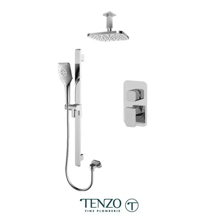 Tenzo Quantum 2 Function Ceiling Mount Shower Faucet QUPB32-21134 - Plumbing Market