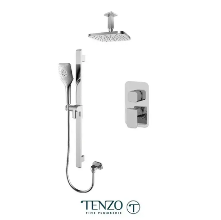 Tenzo Quantum 2 Function Ceiling Mount Shower Faucet QUPB32-21134 - Plumbing Market