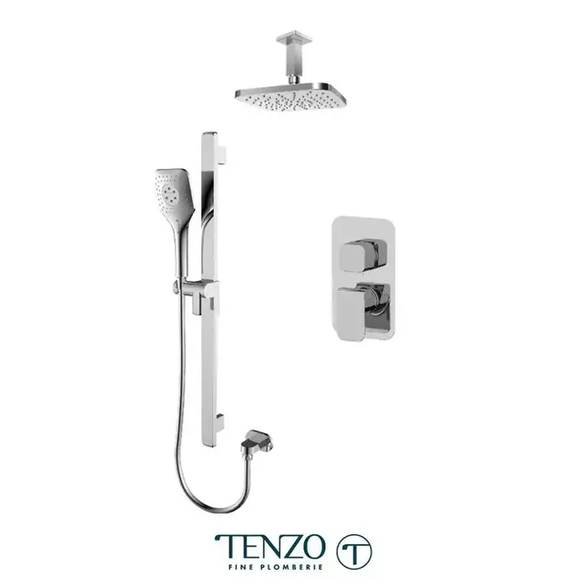 Tenzo Quantum 2 Function Ceiling Mount Shower Faucet QUPB32-21134 - Plumbing Market