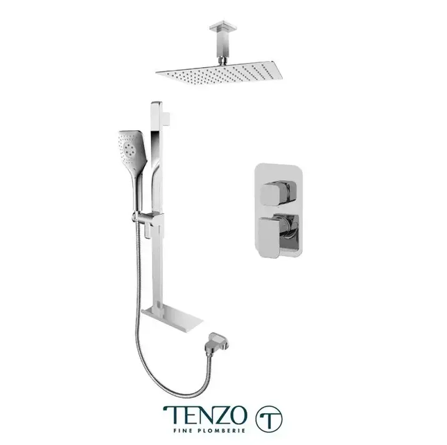 Tenzo Quantum 2 Function Ceiling Mount Shower Faucet QUPB32-21330 - Plumbing Market