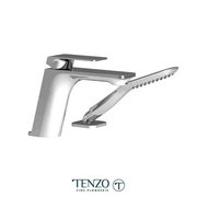 Tenzo Quantum 2 Piece Deck Mount Tub Filler Faucet in Chrome - Plumbing Market
