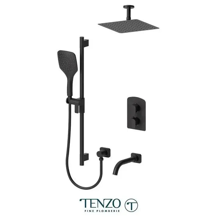 Tenzo Shower kit 3 functions With Airboost Showerhead DET33-511315 - Plumbing Market