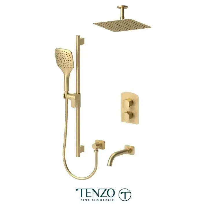 Tenzo Shower kit 3 functions With Airboost Showerhead DET33-511315 - Plumbing Market