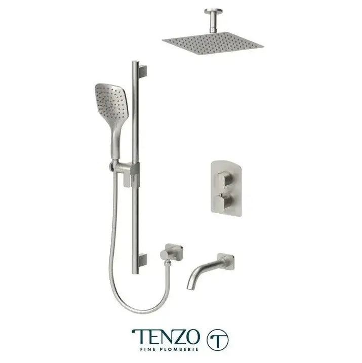 Tenzo Shower kit 3 functions With Airboost Showerhead DET33-511315 - Plumbing Market