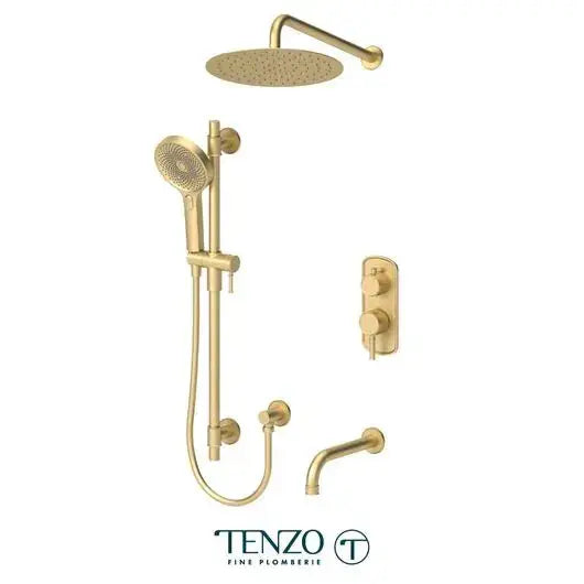 Tenzo Shower kit -  3 functions, Alyss - 12" Shower head ALYPB33-501125