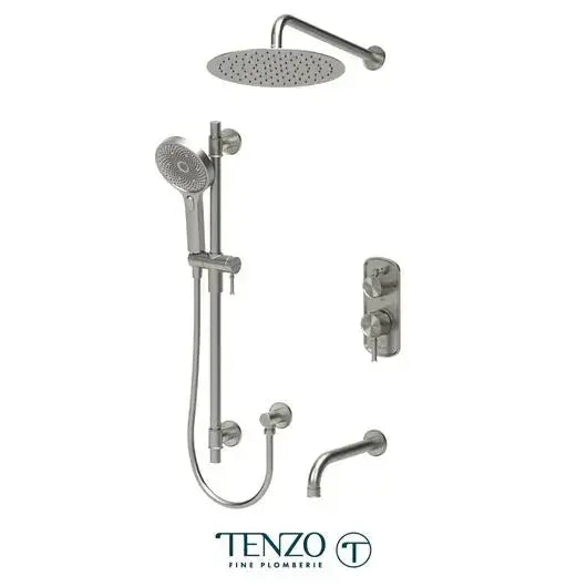 Tenzo Shower kit -  3 functions, Alyss - 12" Shower head ALYPB33-501125