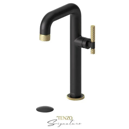 Tenzo Signature Bellacio C Tall Single Hole Vessel Bathroom Faucet BE10H - Plumbing Market