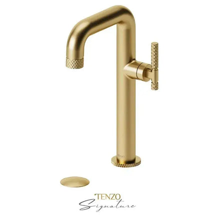 Tenzo Signature Bellacio C Tall Single Hole Vessel Bathroom Faucet BE10H - Plumbing Market