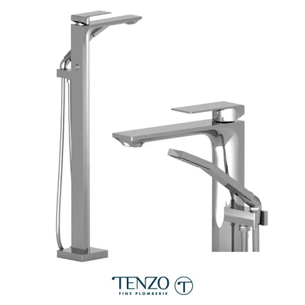 Tenzo Slick Freestanding Tub Filler Faucet SL51 - Plumbing Market