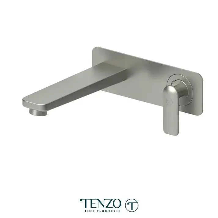Tenzo Wall Mount Bathroom Faucet With Back Plate and Drain - Plumbing Market