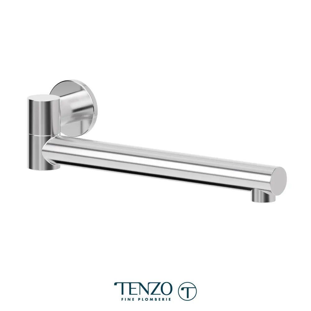 Tenzo Wall mount swivel spout 30cm [12in] brass BSS-303 - Plumbing Market