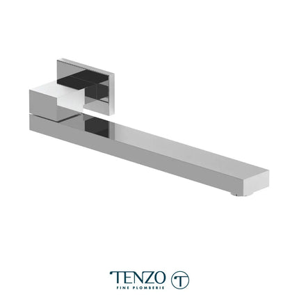 Tenzo Wall mount swivel spout 30cm [12in] brass chrome - Plumbing Market