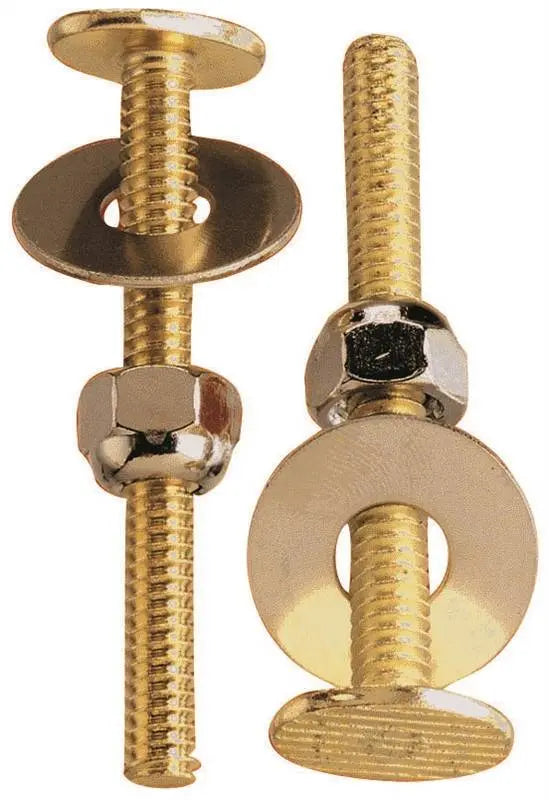 Toilet Wax Ring, Pair of Brass Bolts and Supply Line Package - Plumbing Market