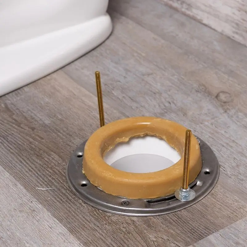 Toilet Wax Ring, Pair of Brass Bolts and Supply Line Package - Plumbing Market