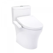 Toto Aquia IV WASHLET S2 One-Piece Toilet Elongated Comfort Height 1.28 GPF/0.9 GPF - Plumbing Market