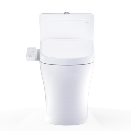 Toto Aquia IV WASHLET S2 One-Piece Toilet Elongated Comfort Height 1.28 GPF/0.9 GPF - Plumbing Market