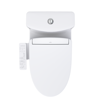 Toto Aquia IV WASHLET S2 One-Piece Toilet Elongated Comfort Height 1.28 GPF/0.9 GPF - Plumbing Market