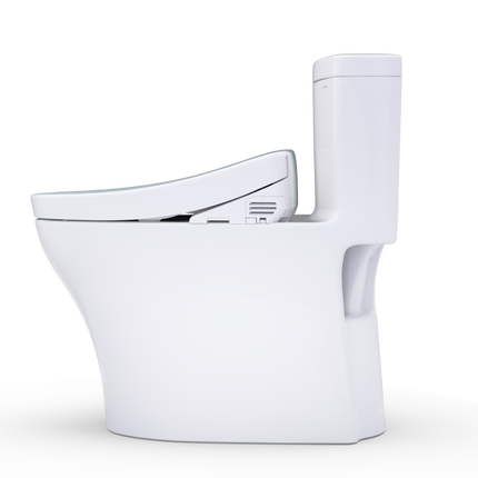 Toto Aquia IV WASHLET S2 One-Piece Toilet Elongated Comfort Height 1.28 GPF/0.9 GPF - Plumbing Market