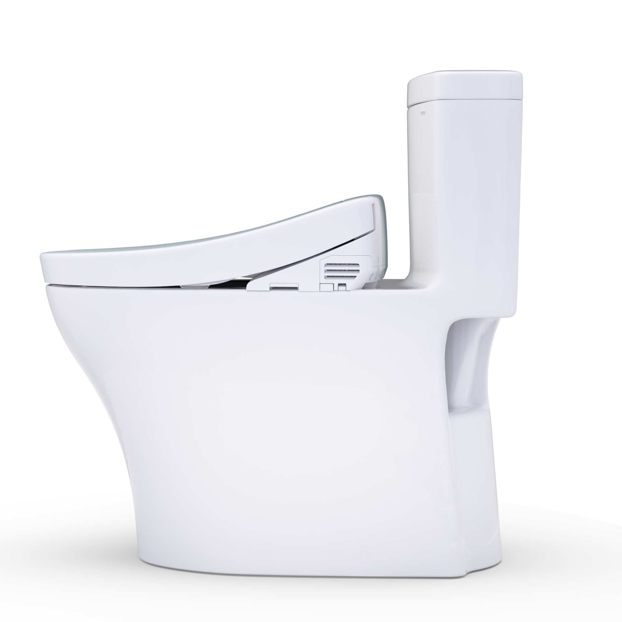 Toto Aquia IV WASHLET S2 One-Piece Toilet Elongated Comfort Height 1.28 GPF/0.9 GPF - Plumbing Market