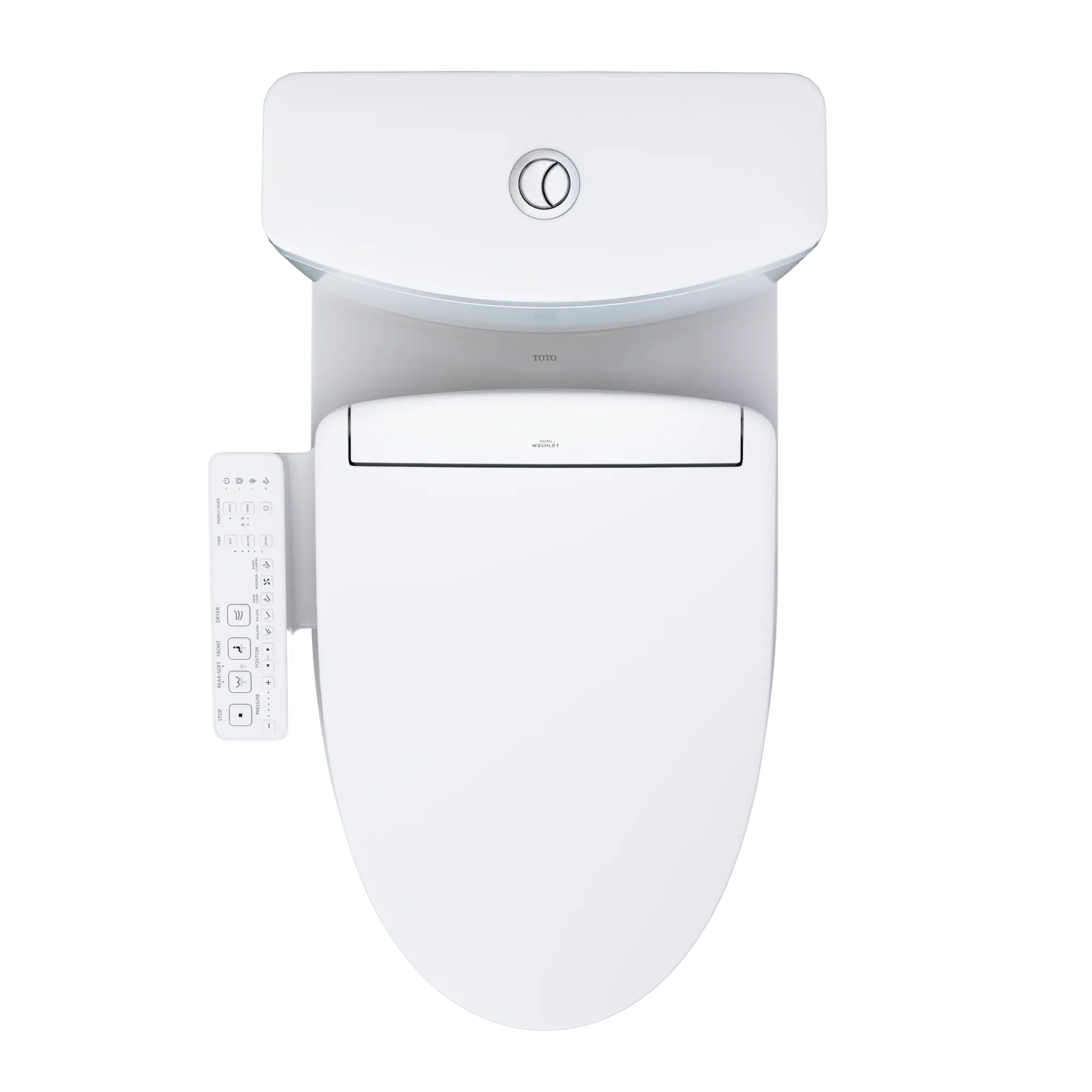 Toto Aquia IV WASHLET S2 Two-Piece Toilet Elongated Standard Height 1.28 GPF/0.9 GPF - Plumbing Market