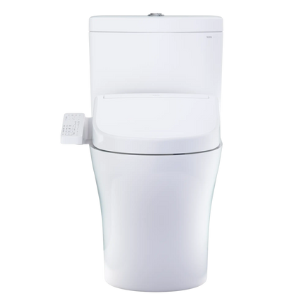 Toto Aquia IV WASHLET S2 Two-Piece Toilet Elongated Standard Height 1.28 GPF/0.9 GPF - Plumbing Market