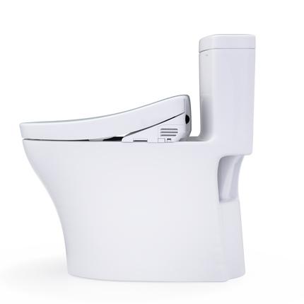 Toto Aquia IV WASHLET S5 One-Piece Toilet Elongated Comfort Height 1.28 GPF/0.9 GPF - Plumbing Market