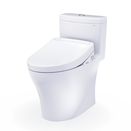 Toto Aquia IV WASHLET S5 One-Piece Toilet Elongated Comfort Height 1.28 GPF/0.9 GPF - Plumbing Market