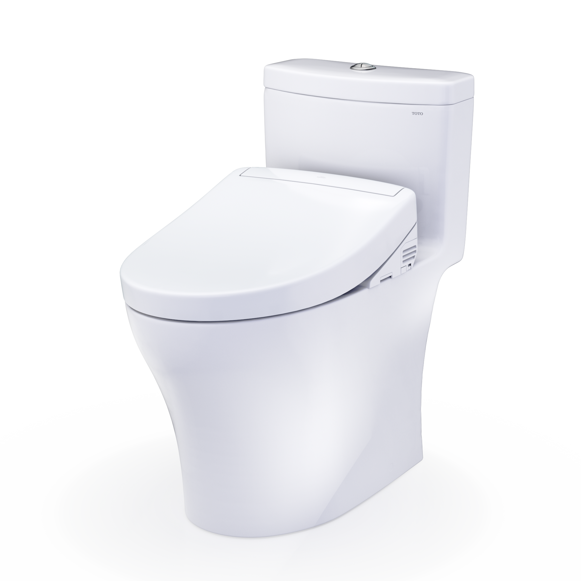 Toto Aquia IV WASHLET S5 One-Piece Toilet Elongated Comfort Height 1.28 GPF/0.9 GPF - Plumbing Market