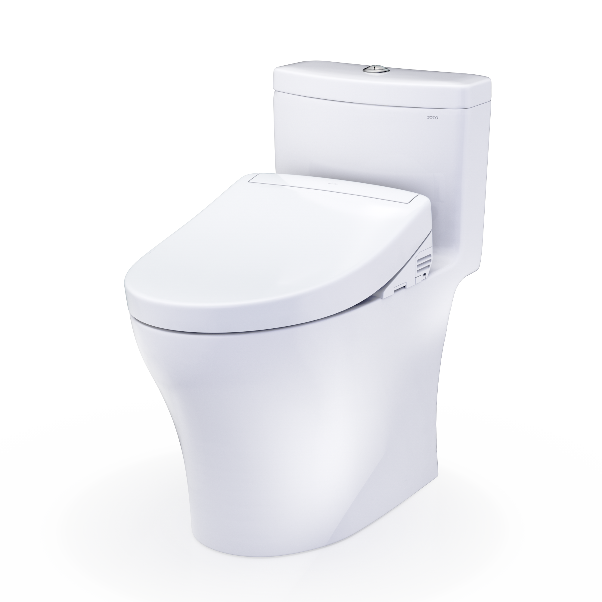 Toto Aquia IV WASHLET S5 One-Piece Toilet Elongated Comfort Height 1.28 GPF/0.9 GPF - Plumbing Market