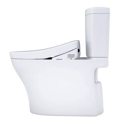 Toto Aquia IV WASHLET S5 Two-Piece Toilet 1.28 GPF/0.9 GPF Universal Height - Plumbing Market