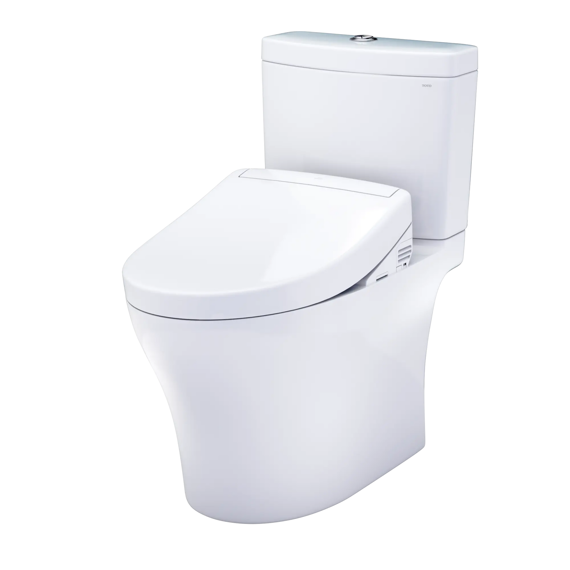 Toto Aquia IV WASHLET S5 Two-Piece Toilet 1.28 GPF/0.9 GPF Universal Height - Plumbing Market